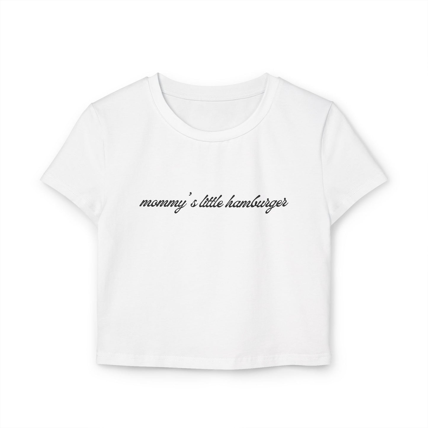 Kasa Kossi - Mommy's Little Hamburger (Cropped Tee)