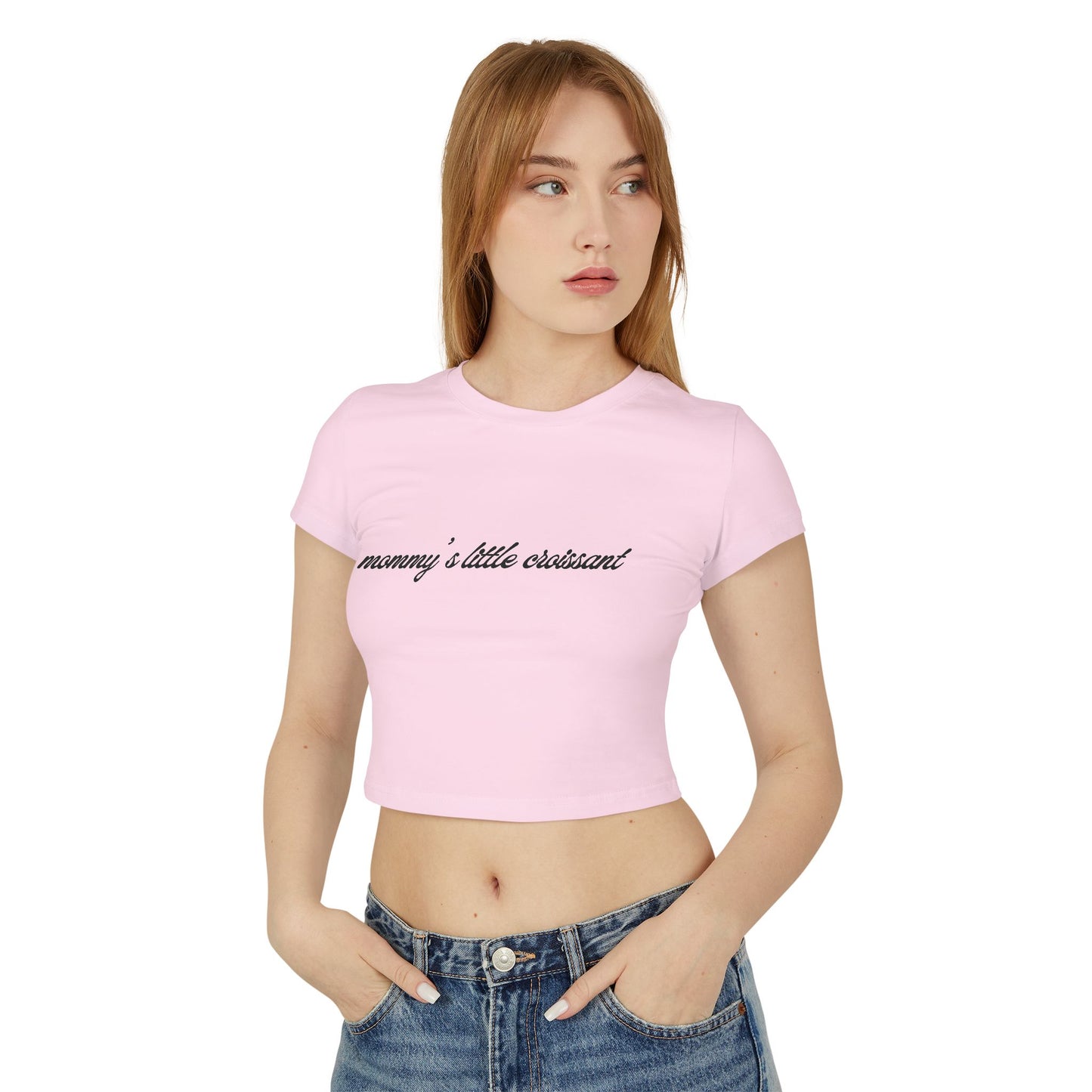 Kasa Kossi - Mommy's Little Croissant (Cropped Tee)