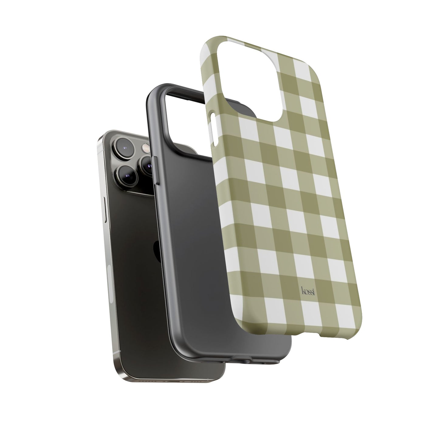SWEET GINGHAM - Pressed Olive