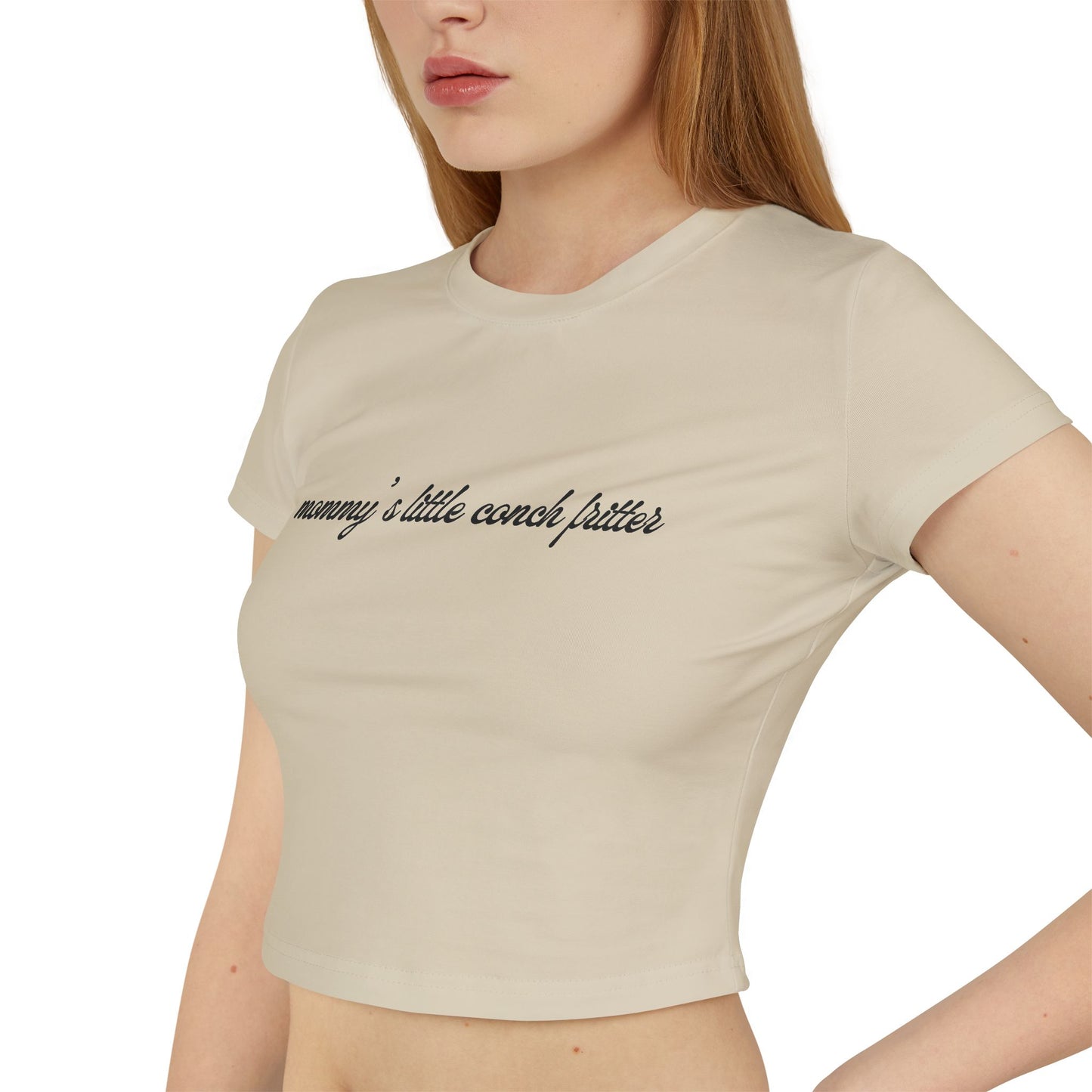 Kasa Kossi - Mommy's Little Conch Fritter (Cropped Tee)