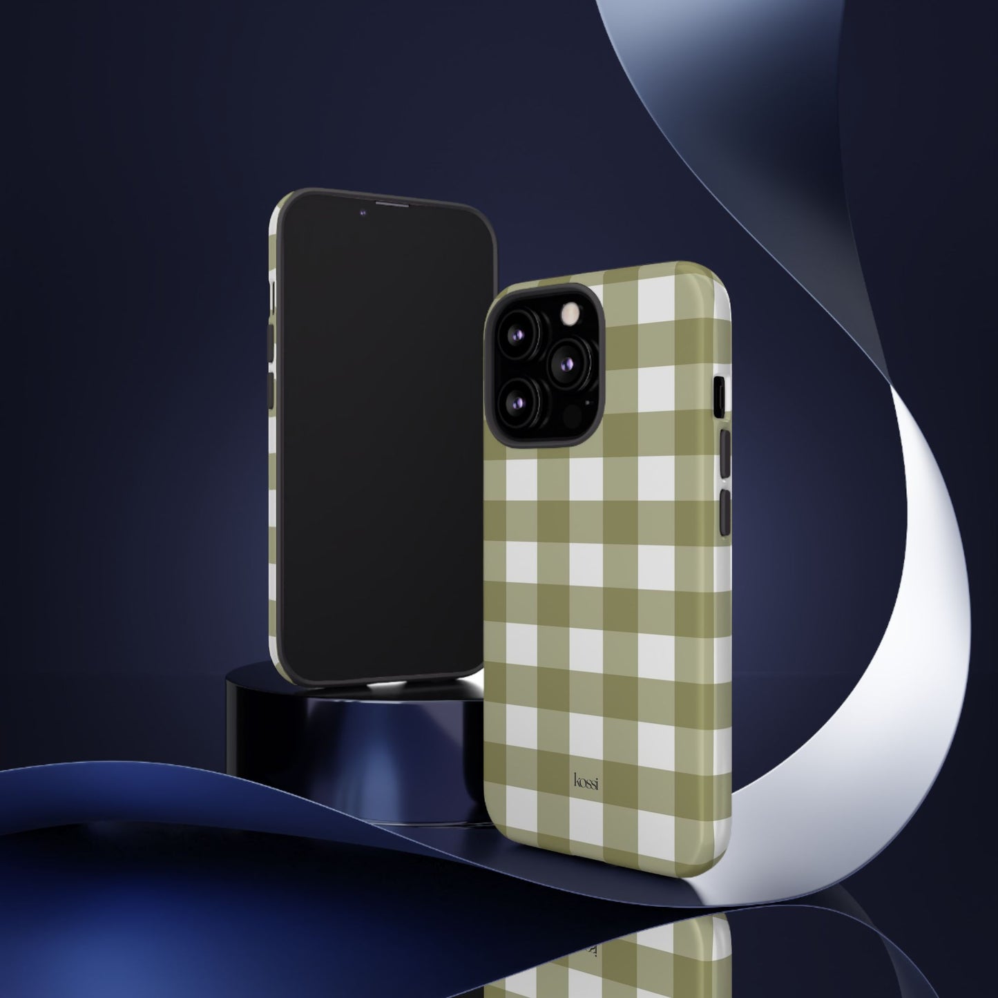 SWEET GINGHAM - Pressed Olive