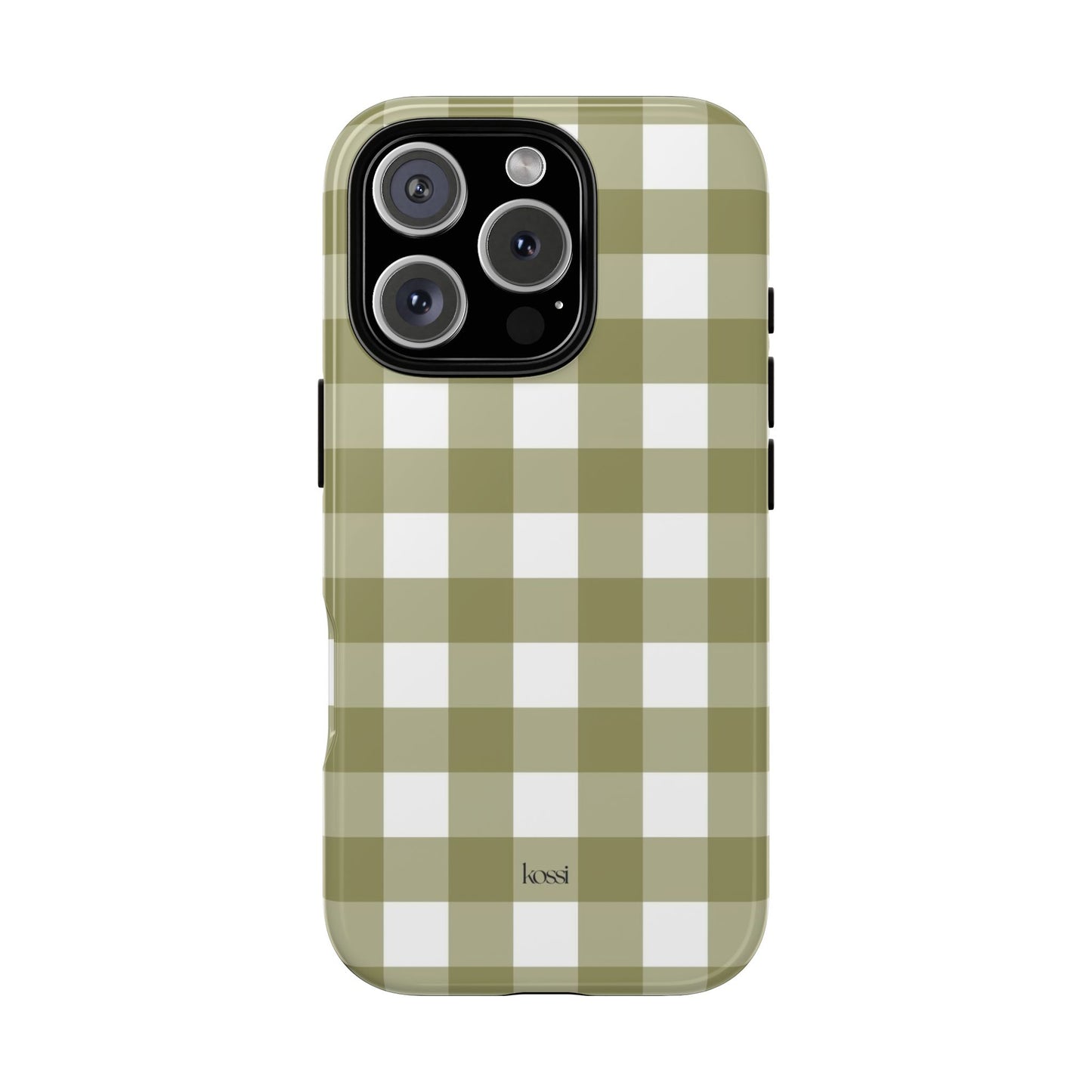 SWEET GINGHAM - Pressed Olive