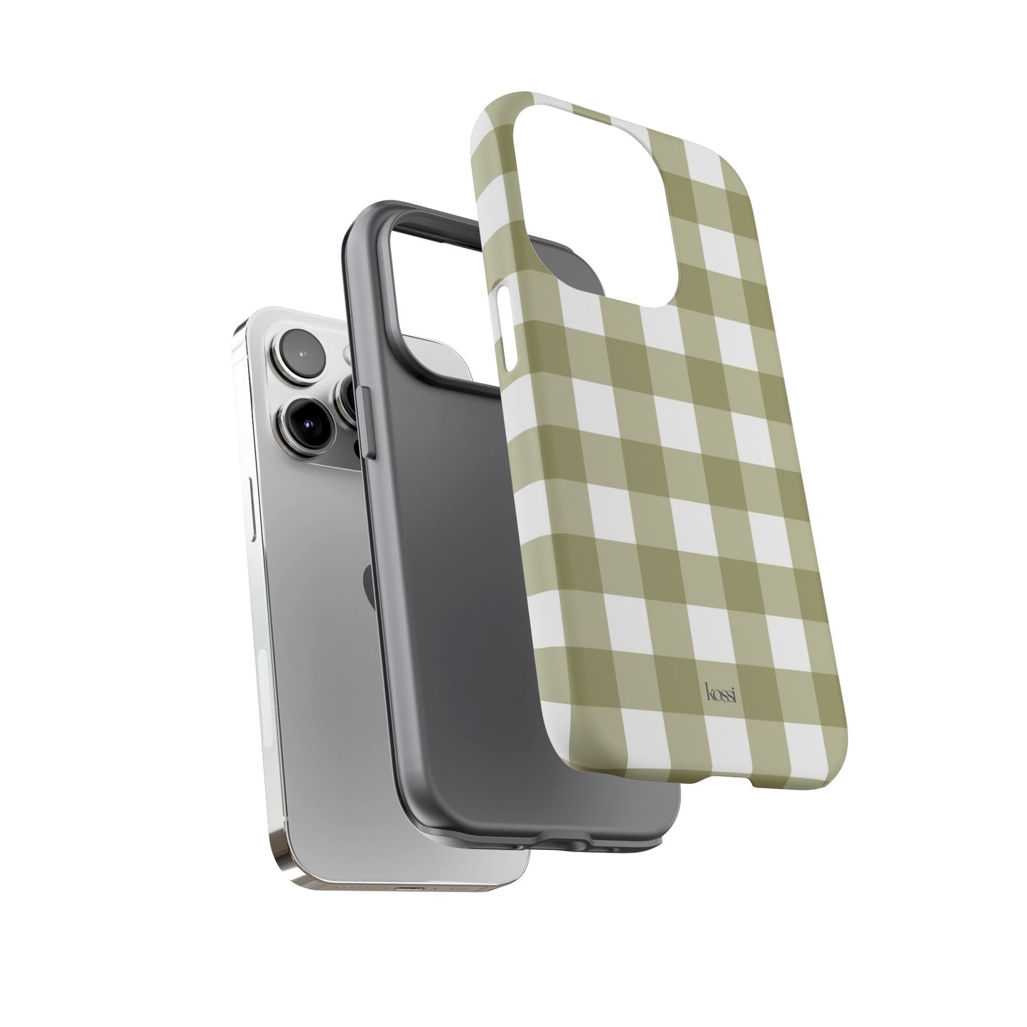 SWEET GINGHAM - Pressed Olive