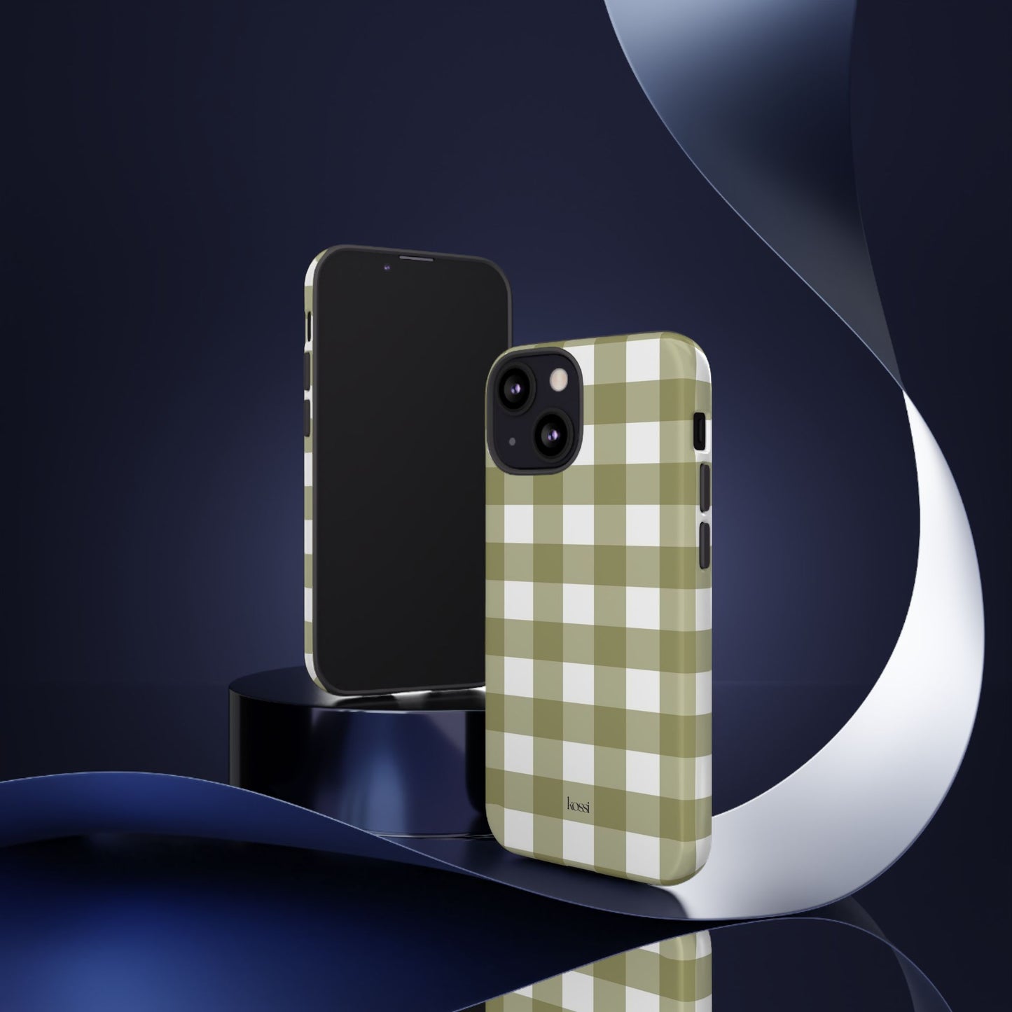 SWEET GINGHAM - Pressed Olive