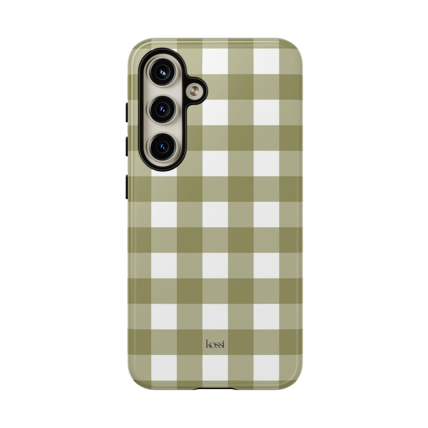 SWEET GINGHAM - Pressed Olive