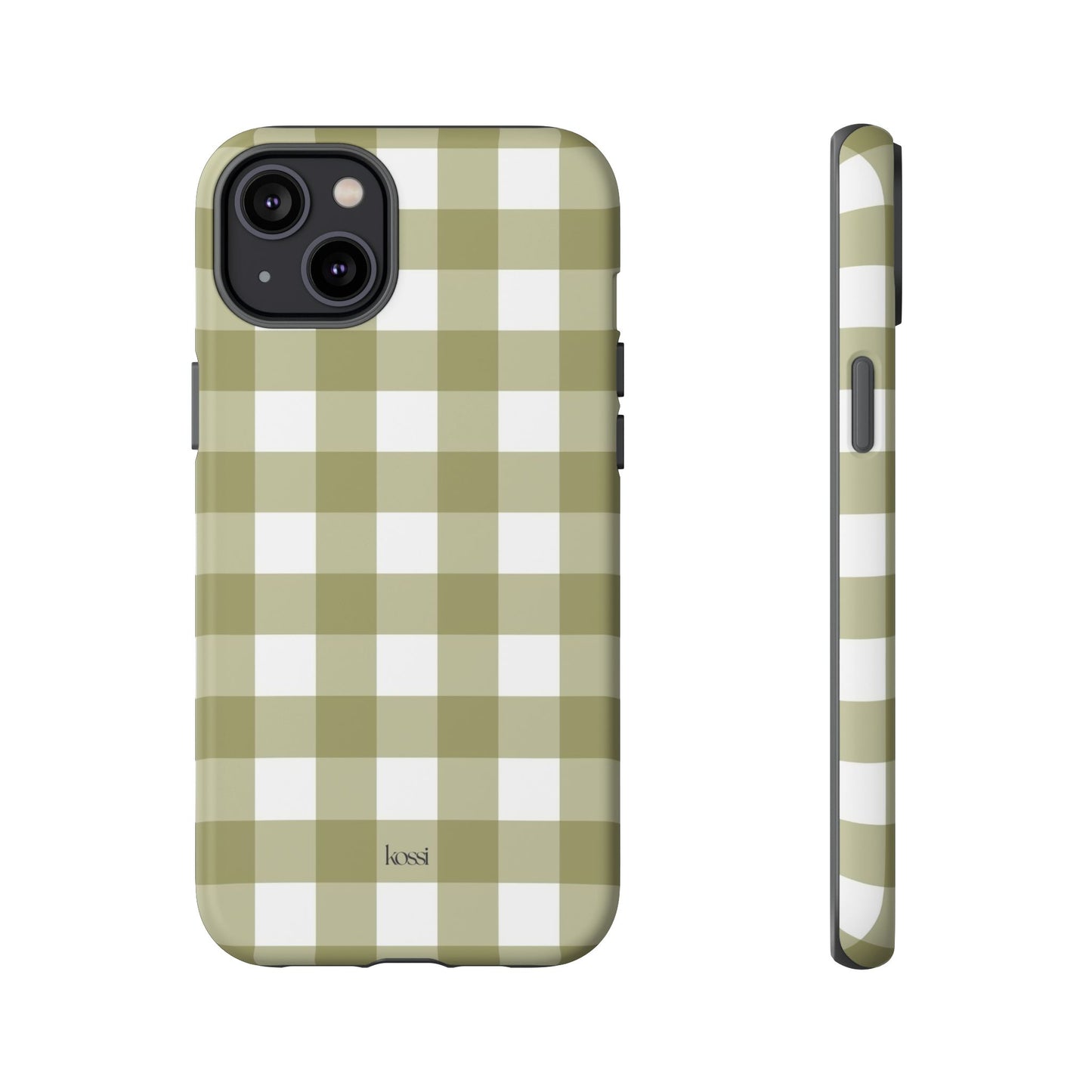 SWEET GINGHAM - Pressed Olive