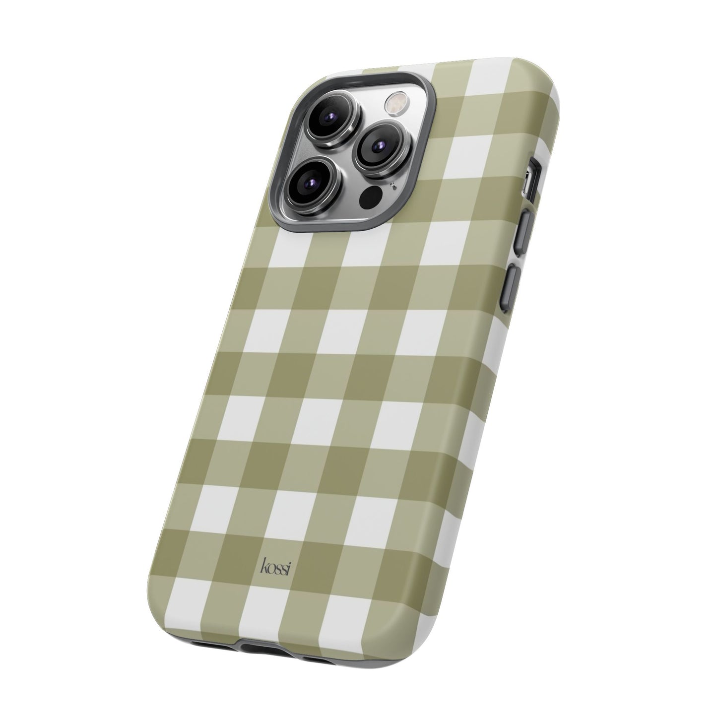SWEET GINGHAM - Pressed Olive