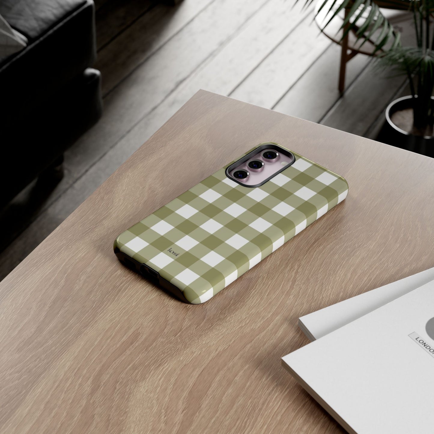 SWEET GINGHAM - Pressed Olive