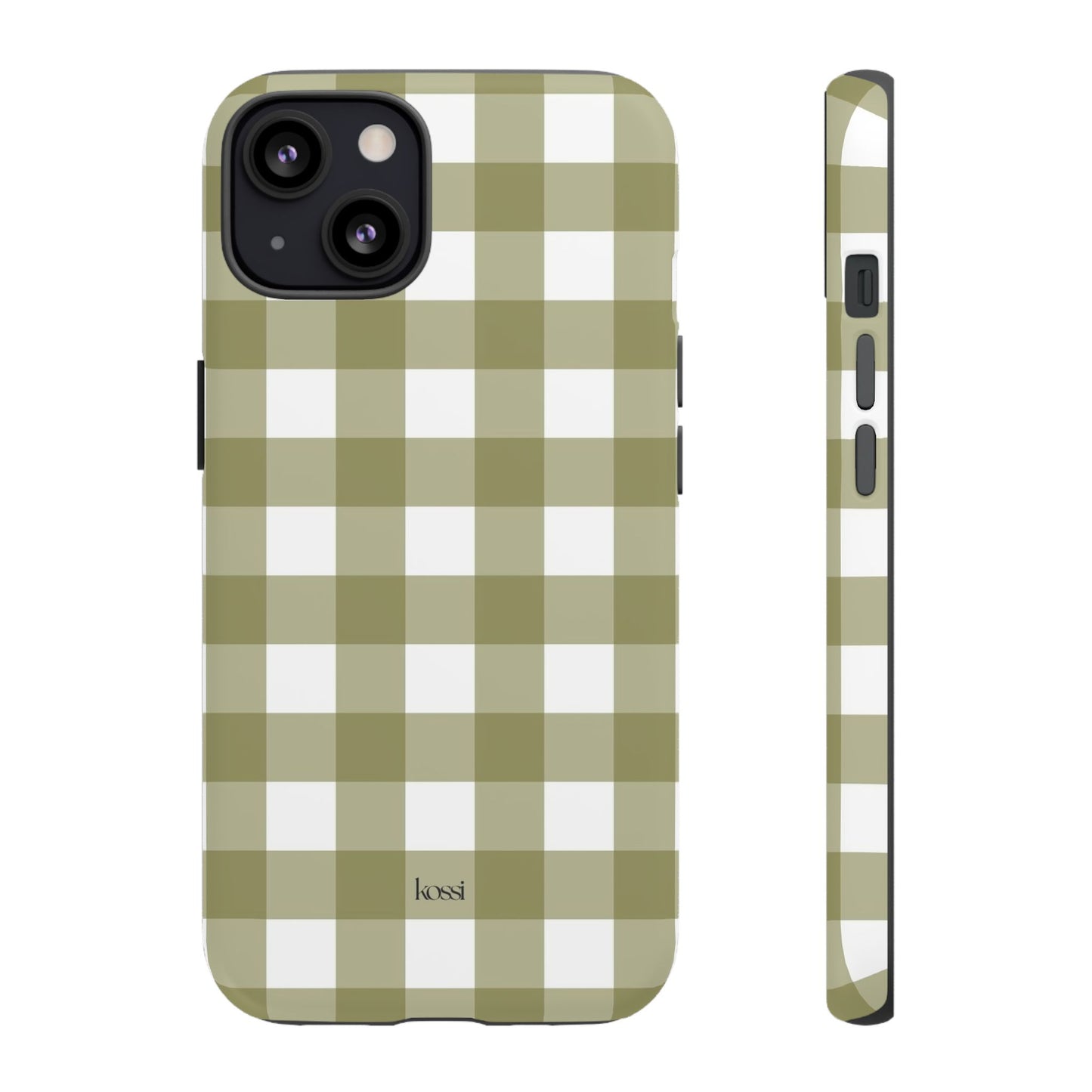 SWEET GINGHAM - Pressed Olive