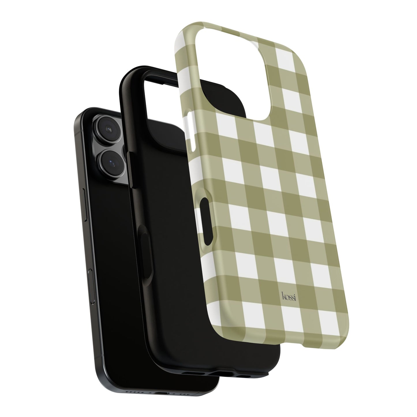 SWEET GINGHAM - Pressed Olive