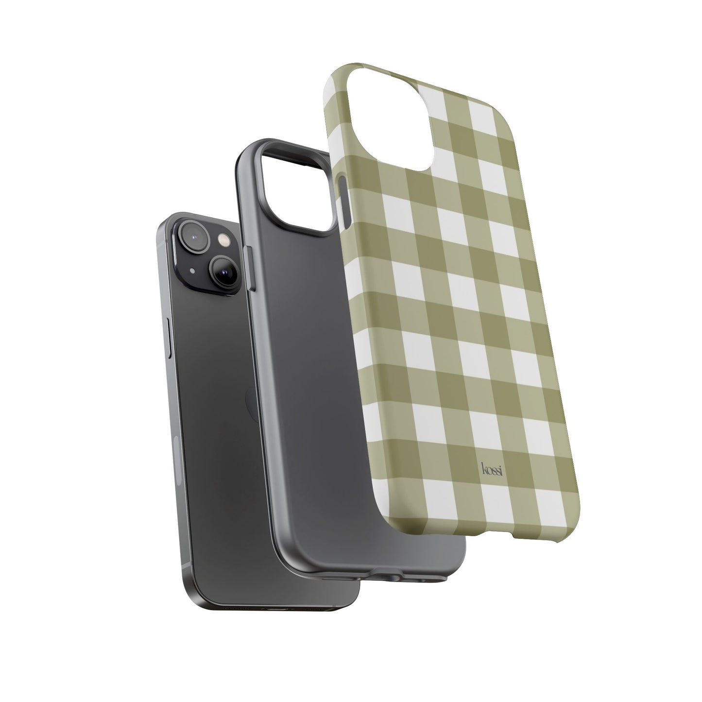 SWEET GINGHAM - Pressed Olive